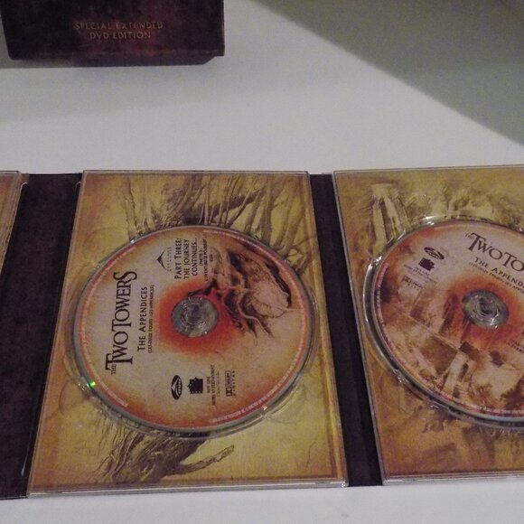 LOTR DVDS Platinum Series Lot of 3 Two Towers Return of King Fellowship of Rings - Picture 6 of 7